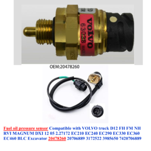سنسور گازوئیل روغن کامیون ولوFH12